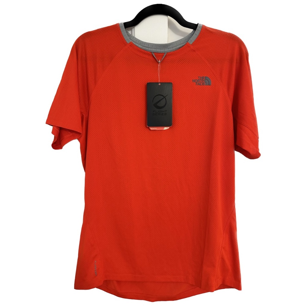 NWT North Face Flight Series Orange Atheltic T Shirt Size Medium